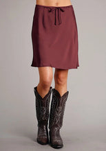 Load image into Gallery viewer, Stetson 1763 Poly Satin (Wine) - Women's Skirt
