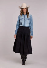 Load image into Gallery viewer, Stetson 2916 Lawn Eyelets (Black)  - Women's Skirt
