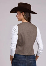 Load image into Gallery viewer, Stetson Herringbone Tweed - Women's Wool Vest
