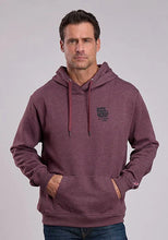Load image into Gallery viewer, Stetson Back Shield Logo (Maroon) - Men's Hoodie Sweatshirt

