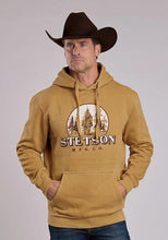Load image into Gallery viewer, Stetson Sun and Tree Logo (Yellow) - Men's Hoodie Sweatshirt
