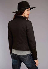 Load image into Gallery viewer, Stetson Novelty Solid Smooth (Black) - Women's Leather Jacket
