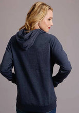 Load image into Gallery viewer, Stetson USA Logo (Navy) - Women's Hoodie Sweatshirt
