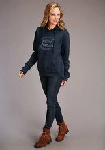 Load image into Gallery viewer, Stetson Desert Mountain (Navy) - Women's Hoodie Sweatshirt
