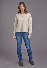 Load image into Gallery viewer, Stetson Yellow Logo (Beige) - Women's Hoodie Sweatshirt
