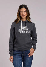 Load image into Gallery viewer, Stetson USA Sun Logo (Black) - Women's Hoodie Sweatshirt
