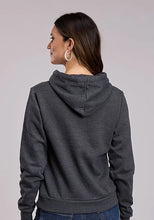 Load image into Gallery viewer, Stetson USA Sun Logo (Black) - Women's Hoodie Sweatshirt
