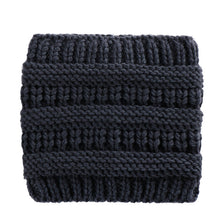 Load image into Gallery viewer, Ponytail Beanie Headwrap with Ear Warmer

