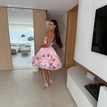 Load image into Gallery viewer, Women’s Fashionable Slim-Fit Printed Strap Dress
