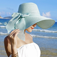 Load image into Gallery viewer, Women’s Summer Straw Hat
