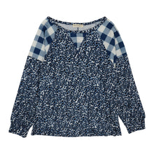 Load image into Gallery viewer, Two Tone Mixed Print Sweater
