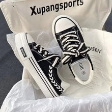 Load image into Gallery viewer, Women’s Platform Canvas Chunky Sneakers – Height Increasing Trainers
