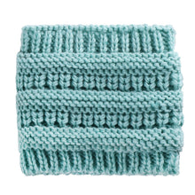 Load image into Gallery viewer, Ponytail Beanie Headwrap with Ear Warmer

