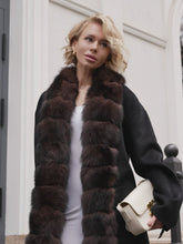Load image into Gallery viewer, Brackley Genuine Polar Fox Fur Double Face Coat
