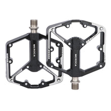 Load image into Gallery viewer, Bicycle Pedal Non-Slip  Bike Pedals Aluminum Alloy Flat Platform Applicable Waterproof Cycling Accessories Bike Pedals Road Bicycle Pedals Cleats Set Clipless Pedals Compatible With Road Bikes
