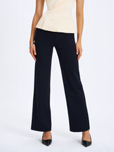 Load image into Gallery viewer, Yanin Navy Low-Rise Straight Leg Pants
