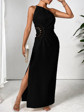 Load image into Gallery viewer, One Shoulder Sleeveless Maxi Dress Elegant &amp; Sophisticated Evening Wear Women Luxury Party Dress
