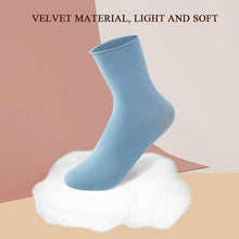 Load image into Gallery viewer, 1/2 Pairs Girls Thin Socks Pack Harajuku Cute Long Frilly Socks Casual Soft Nylon High Elastic Solid White Purple Solid Color Stylish Casual Socks For Men And Women
