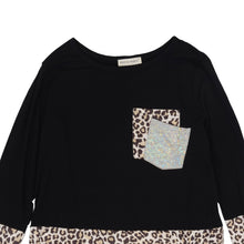 Load image into Gallery viewer, Two Tone Mixed Print Sweater
