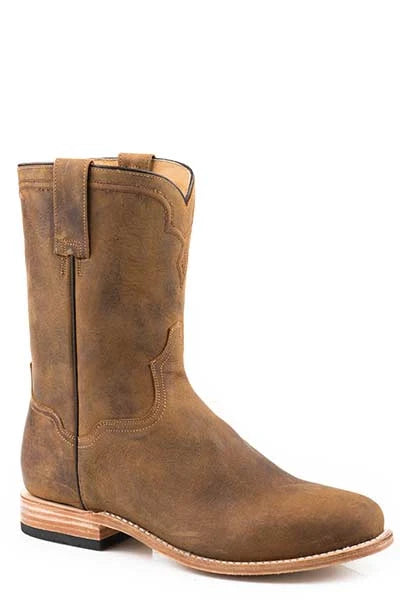 Stetson Puncher (Tan/Brown) - Men's Cowboy Boot