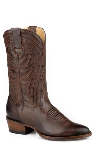 Stetson Nora (Brown) - Women's Leather Cowgirl Boot