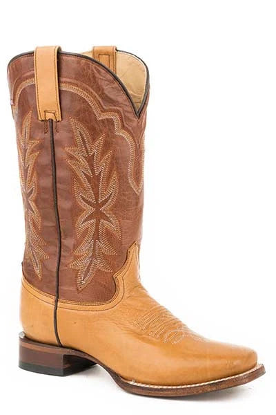 Stetson Jessica (Tan) - Women's Leather Cowgirl Boot