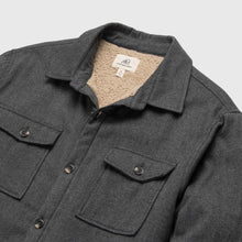 Load image into Gallery viewer, Skip Sherpa Shirt Jacket - Charcoal Heather
