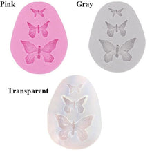 Load image into Gallery viewer, 1/2/3Pcs 3D Silicone Baking Mold Butterfly Leaf Mould Chocolate Fondant Cake Decorating Tool Temperature Resistance 3D Leaf Shaped Silicone Mold Fondant Mold Cupcake Cake Decoration
