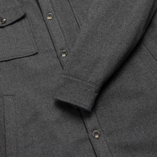 Load image into Gallery viewer, Skip Sherpa Shirt Jacket - Charcoal Heather
