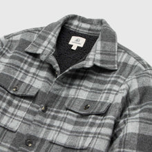 Load image into Gallery viewer, Skip Sherpa Shirt Jacket - Grey Combo
