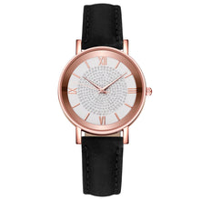 Load image into Gallery viewer, Womens Watches Bracelet Set Starry Sky Ladies Watch Casual Leather Student Quartz Wristwatch Luxury Fashion Minimalist Leather Strap Dress Analogue Quartz Round Elegant Watch
