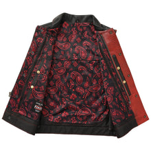 Load image into Gallery viewer, Kingsnake Men’s Motorcycle Leather Vest
