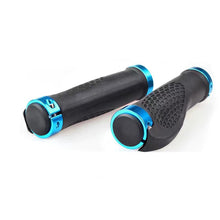 Load image into Gallery viewer, Bicycle Grip Handlebar End Cap Aluminium Alloy Lock Mountain Handle Bar Grip Bike Anti-Skid Rubber Bicycle Skid-Proof Grips New Generation Bike Handlebar Grip Soft Gel Inserts Shock Resistance Ergonomics Comfort Design
