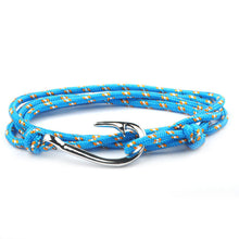 Load image into Gallery viewer, Fashion Hot Multilayer Rope Bracelet hope Anchor Sailor Anchor Bracelets  For Men and  Women Best Gift Hook Bracelet

