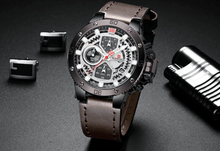 Load image into Gallery viewer, Men's Casual Waterproof Watch With Chronometers And Fluorescent Hands Excellent Design Perfect Gift
