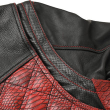 Load image into Gallery viewer, Redstrike Men’s Motorcycle Leather Jacket
