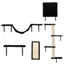 Load image into Gallery viewer, Wall-Mounted Cat Condo &amp; Climbing Tower – Space-Saving, Sturdy &amp; Fun for Multiple Cats
