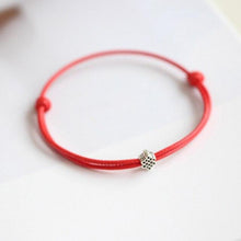 Load image into Gallery viewer, 1/2pcs Adjustable Black Red Leather Rope Bracelet Couple Jewelry Handmade Braided Charm Bracelet Adjustable Rope Bracelets Jewelry Gift Bracelets For Men Women Mutual Attraction Handmade Rope For Women Men
