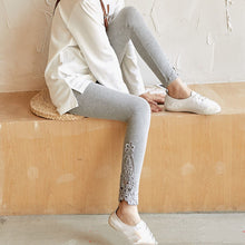 Load image into Gallery viewer, Women’s Cotton Blend Leggings – Soft Stretch Everyday Pants
