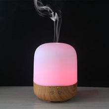 Load image into Gallery viewer, Ultrasonic Perfume Machine Homeweeks Diffusers 100ml Colorful Essential Oil Diffuser with Adjustable Mist Mode,Auto Off Aroma Diffuser for Bedroom/Office/Trip
