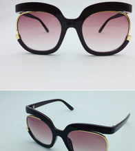 Load image into Gallery viewer, Cat Eye Half-Frame UV400 Sunglasses – Women’s Fashion Eyewear
