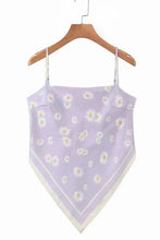 Load image into Gallery viewer, Cropped scarf tank top
