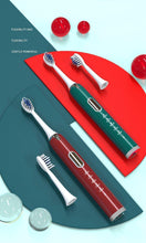 Load image into Gallery viewer, Ultrasonic Sonic Powered Electric Vibration Toothbrush Rechargeable For Adults Whitening USB Rechargeable Teethbrush For Men and Woman
