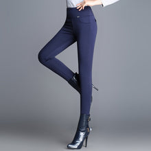 Load image into Gallery viewer, High Waist Velvet Padded Leggings for Women
