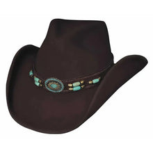 Load image into Gallery viewer, Bullhide Jewel of the West - Shapeable Wool Felt Cowgirl Hat
