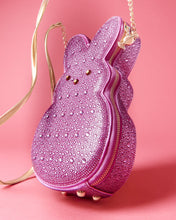 Load image into Gallery viewer, Betsey Johnson Peeps Rhinestone Bunny Crossbody Pink
