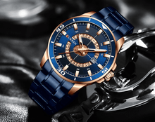 Load image into Gallery viewer, Men's  Modern Sports Waterproof Watch Luxury Unique Design  Fluorescent Hands Perfect Gift
