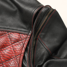Load image into Gallery viewer, Redstrike Men’s Motorcycle Leather Jacket
