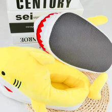 Load image into Gallery viewer, Warm Shark Womens Home Slippers Fashion Plush Winter Funny Elegant Women Slippers Cute Cartoon Shark Indoor Warm Home Cotton Slippers
