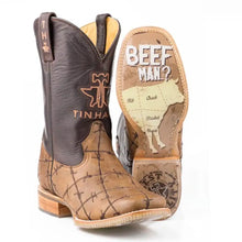 Load image into Gallery viewer, Tin Haul Don&#39;t Fence Me In/Butcher Shop - Men&#39;s Leather Cowboy Boot
